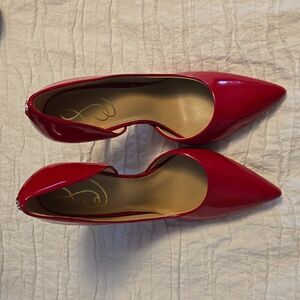 Sam Edelman Red d'orsay pump size 8